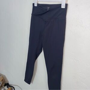 Flex Time by Thrive Societe Grey Leggings Crossover Waist Band Women Size Medium